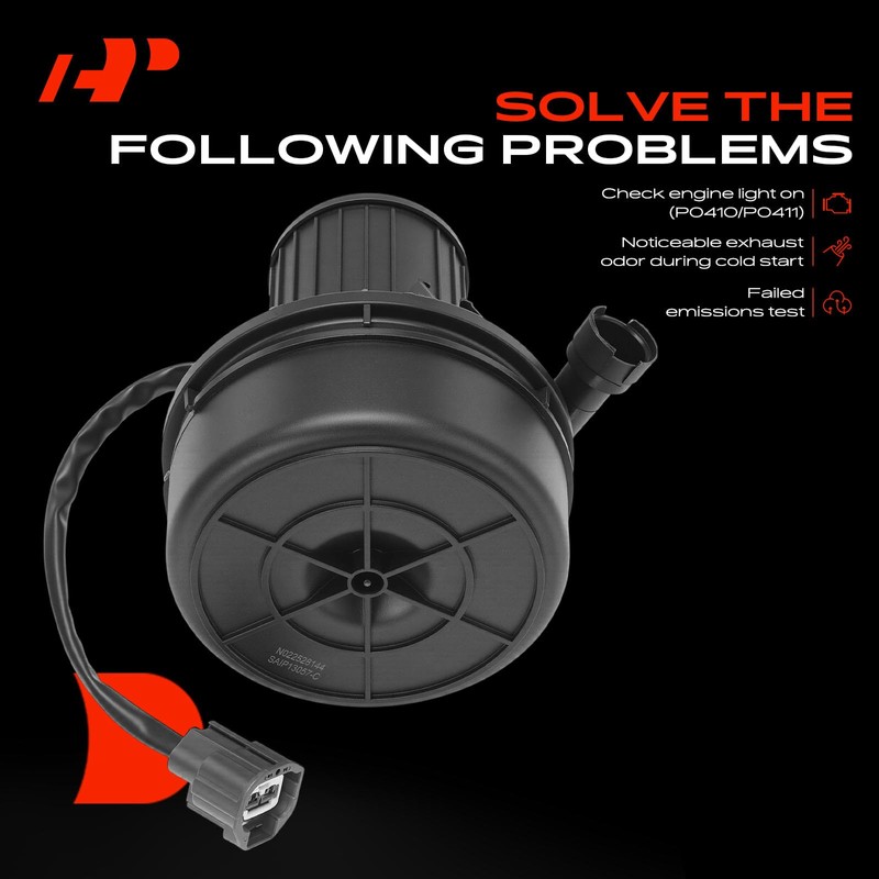 A-Premium Secondary Air Injection Smog Pump Compatible with 2004-2009 Jaguar