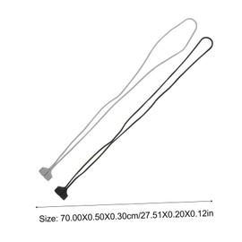 KOMBIUDA 4Pcs Magnetic Lost Straps for Earbuds Compatible with Airpods Washable Leash Durable Earphone Lanyard Enhanced Safety for Active