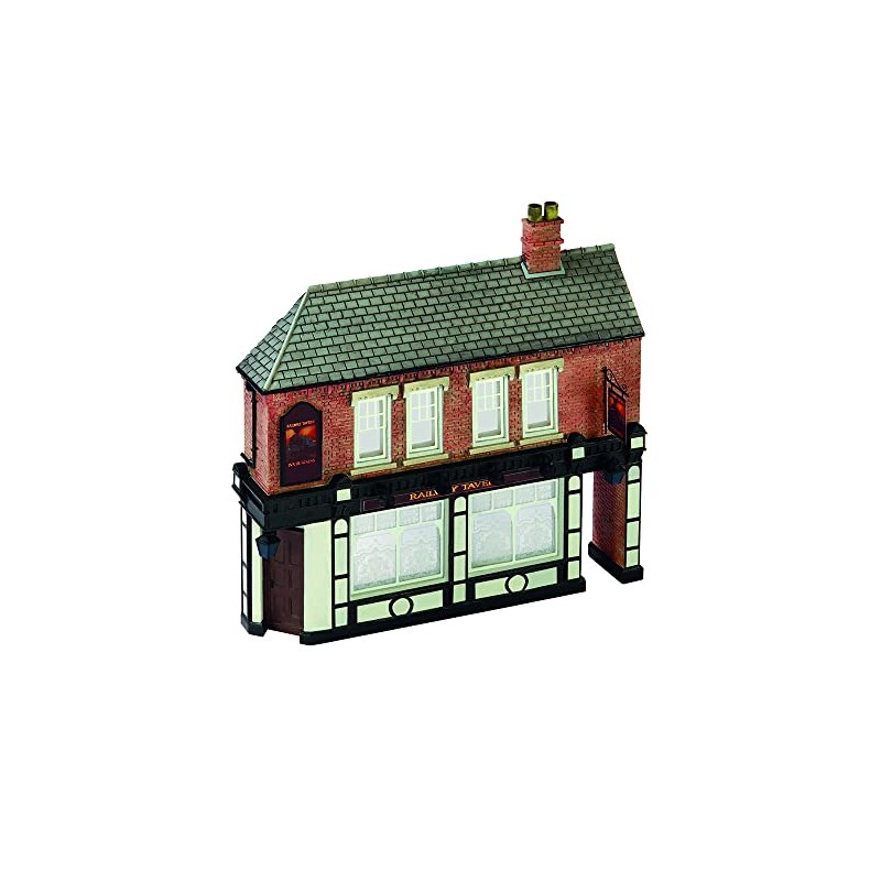 Bachmann 44-206 Scenecraft Low Relief Corner Pub (Pre-Built)
