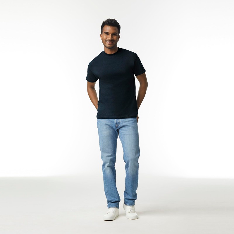 Gildan Adult Ultra Cotton T-Shirt, Style G2000, Multipack, Black (10-Pack),