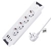 JACEPFY Table Socket with USB Desk Power Strip for Worktop