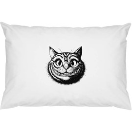 Azeeda 2 x 'Grinning Cheshire Cat' Cotton Pillow Cases (PW00044795)