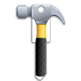 Lucky Line Key Shapes, Hammer, House Key Blank SC1, 1 Key (B122S)