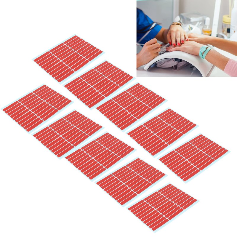 10 Sheets Nail Art Fixing Tape, Nail Color Display Stand,