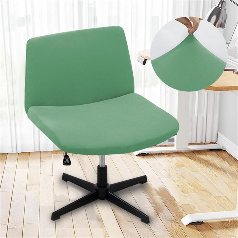 Paquete de 2 fundas de elastano para silla sin brazos,