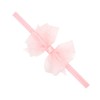 Wee Ones Girls' Organza Double Hair Bow on a Matching