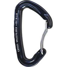 roc'teryx RTAF904BW Mountain Climbing Wide Nose Carabiner Torchime Black