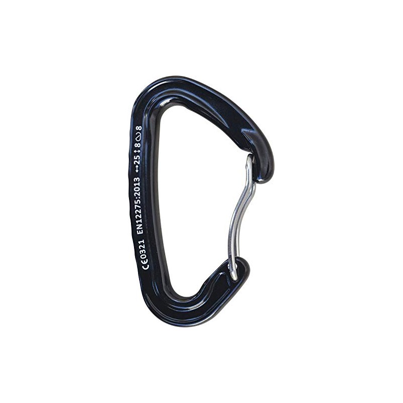 roc'teryx RTAF904BW Mountain Climbing Wide Nose Carabiner Torchime Black