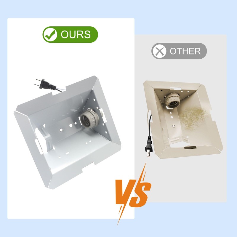S97014212 Light Reflector with Socket for Broan NuTone 763N HB80RL