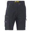 Bisley Workwear UKBSHC1330_BBLK Flex & Move Stretch Untility Zip Cargo