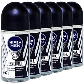 Nivea Men Invisible for Black & White Roll On 50 ml