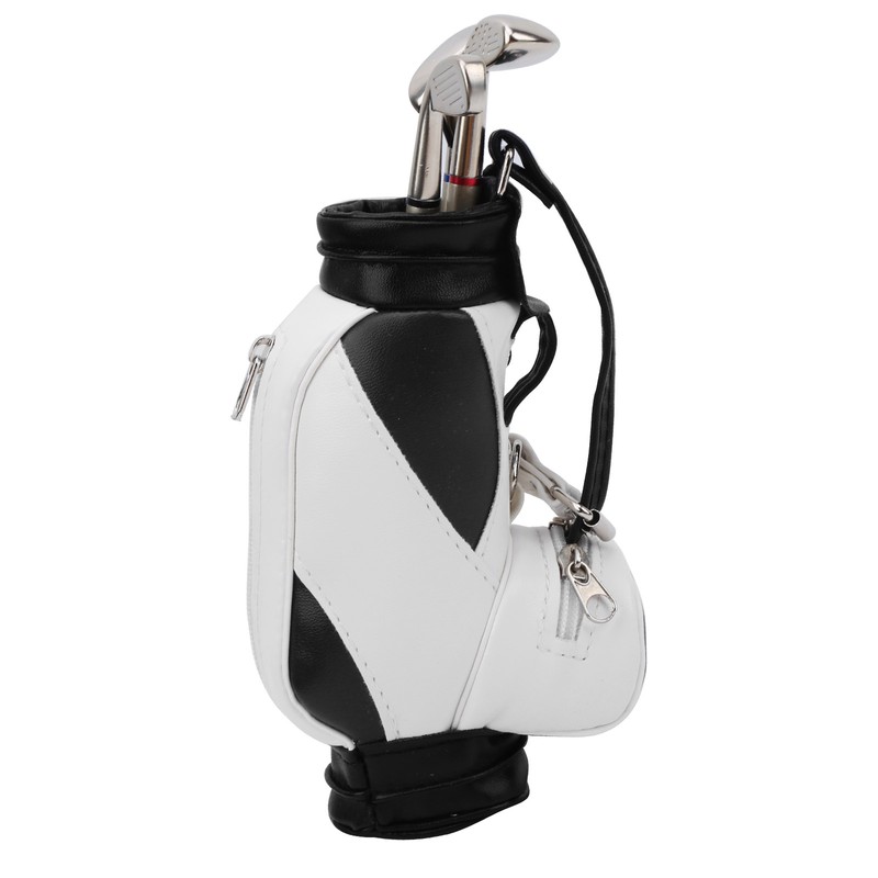 Mini Golf Pens Holder with Pen for Desk Decoration Golf