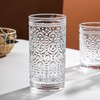 Bekith 6 Pack 12 oz Romantic Water Glasses, Premium Drinking