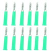 100Pcs Horn Banana Plug Brass Zinc Alloy ABS Welded Banana