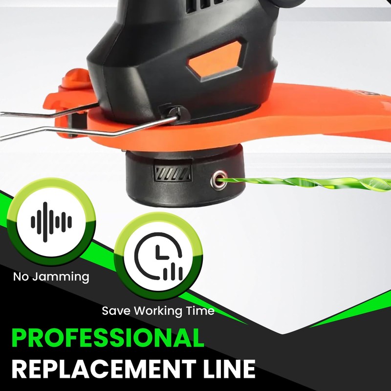 080 Trimmer Line Heavy Duty, Twisted Weed Eater String .080,