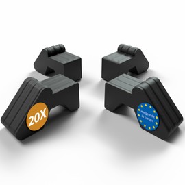 BigDean Feet Saucer Special Anthracite Flower Pots Feet Replaces Coasters (12)