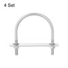 sourcing map Round U-Bolts, 4 Sets 62mm(2.44") Inner Width 80mm
