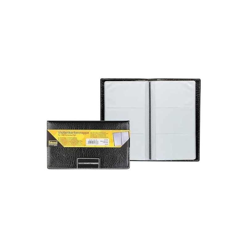Idena 11338 Business Card Folder for 144 Cards 11 x