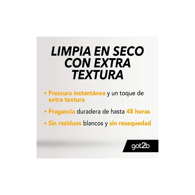 Shampoo en seco Got2b Texture 200ml