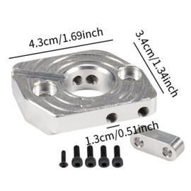 1/5 Rc Motor Plates,Sliding Motor Plate for ARRMA KRATON 8S Monster Truck Fits Hobbywing EzRun 5687 5690 Castle 2028 2217