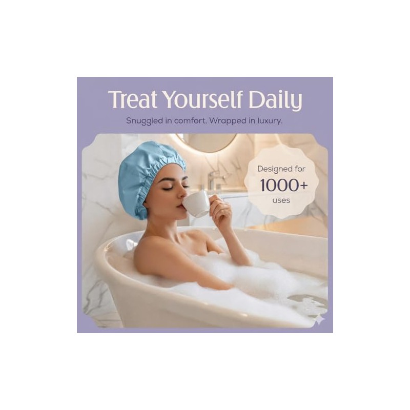 Gorro Ducha Mujer Más 1000 Duchas 100 Impermeable Doble Cara