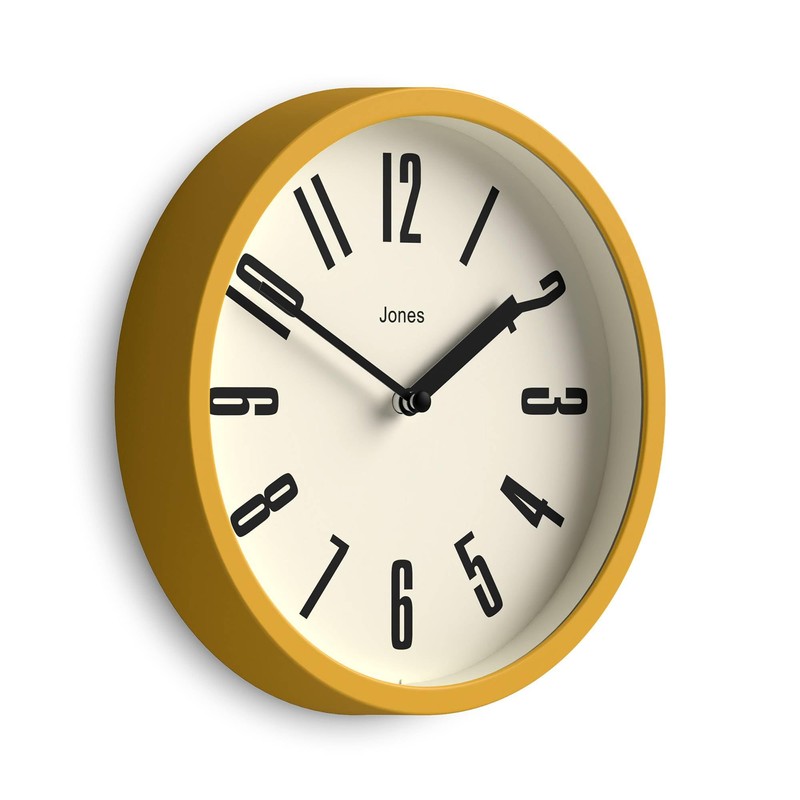 JONES CLOCKS® Hot Tub Wall Clock | Small Retro Round