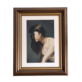 marysgift Photo Frames 8x6 Wooden Picture Frame Rustic Brown for Tabletop Gift for Grandpa Grandma (Brown,8x6)