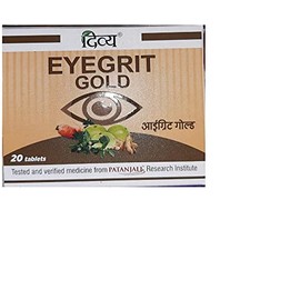 Patanjali Divya Eyegrit Gold 20 Tab - Pack of 1