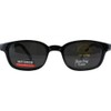 MF MotoFrames Lockdown Motorcycle Sunglasses Black Frames Smoke Lenses