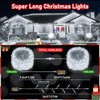 XURISEN Upgraded 561FT 1400 LED Christmas Lights Outdoor, Super Long