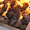 Mr. Fireglass Lava Rock Granules, Large Black Volcanic Lava Rock