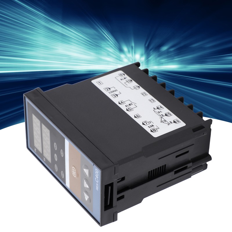 BERM Digital Display Temperature Meter High Accuracy Thermometer REX-C400FK02-V x