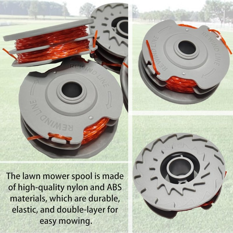 XINTONG 4 PCS String Trimmer Replacement Spool Line,Compatible with Flymo