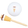 Hoxin Trading Golf Tee & Ball Cone Ice Cream Tee,