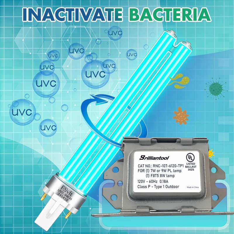 Brilliantool Replacement for Magnetic Ballast 120V Magnetic Ballast - for
