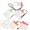 OHPHCALL 3pcs Underwater Phone Pouch Fluorescent for Swimming Diving and