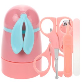 Totority Nail Clippers Cute Case Newborn Nail Care Kit for Gentle Grooming and Manicure Tools for Bunny Ear