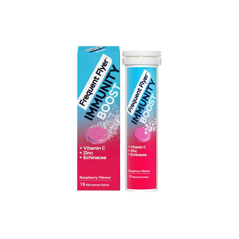 Frequent Flyer Immunity Boost Raspberry 15 Tablets
