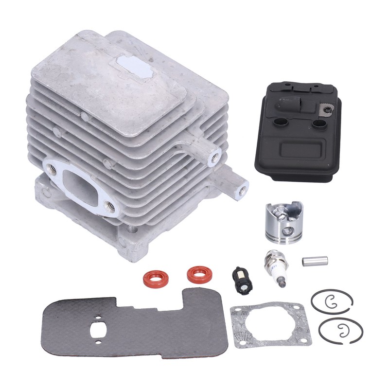 Cylinder Piston Exhaust Muffler Gasket Kit Fit for Stihl FS75