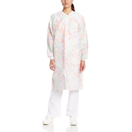 ValuMax 3660PGOL Extra-Safe, Wrinkle-Free, Noble Looking Disposable SMS Knee Length Lab Coat, PGO Multicolor, L, Pack of 10