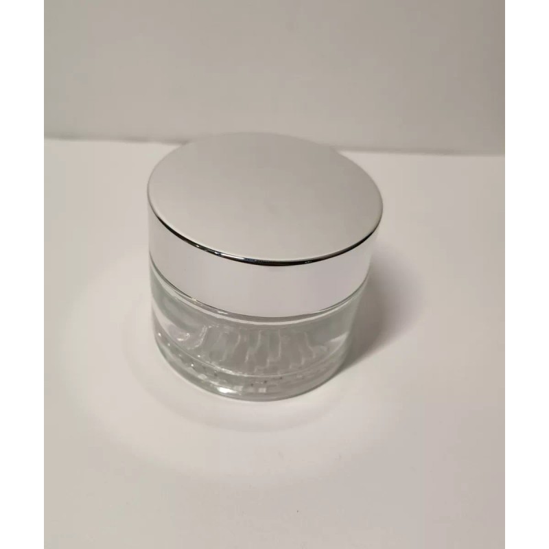 Meliars Envase Pomadera Cristal 30 Grs Deluxe (50 Piezas)