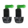 MDEOOSKY 2pcs Front Windshield Washer Wiper Water Spray Nozzle Replacement
