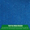 Farm Plastic Supply - Blue Shade Sail Hemmed and with