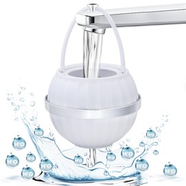 Bath Ball Water Filter,8 Stages Bath Filter, Bathtub Water Filter Reduces Bathwater Contaminates Healthy for Smoother Skin&Hair,Purify Bathwater,BPA Free