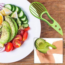 Avocado Slicer,Avocado Peeler Perfect for Mashing Avocados Enucleation Making Guacamole(Green)