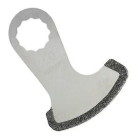Wefex Pro Diamond Segment Blade 2.0 mm Galvanic Hammer Shape Zinc for Fein Supercut