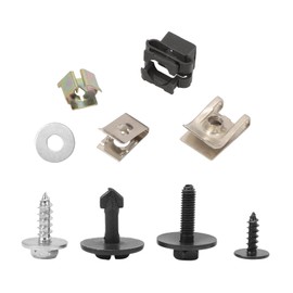 GNXfixt Engine Cover Screws Retaining Clips Clamp for A6 4F A6 4B A6 C6 4F A6 C5 4B 4F0863821K 8D0805960 Underrun Protection Installation Kit Engine