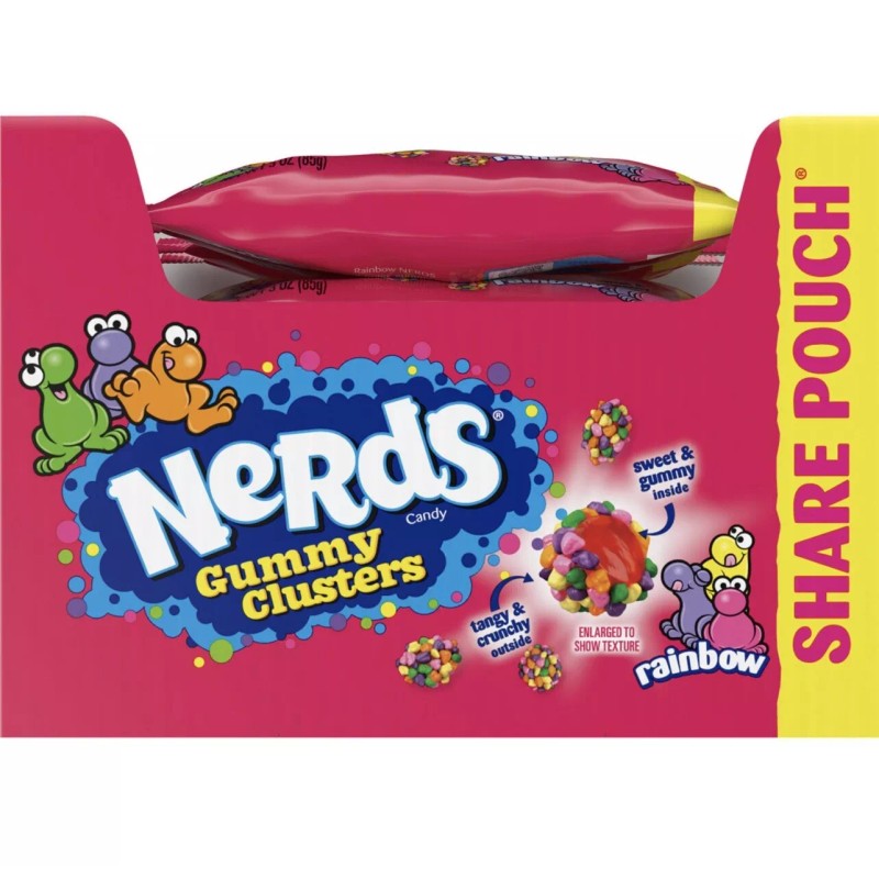 Nerds Gummy Clusters Candy, 12 Count