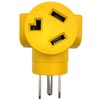 Parkworld 63210 NEMA 6-50P to 10-30R One Piece Compact Adapter
