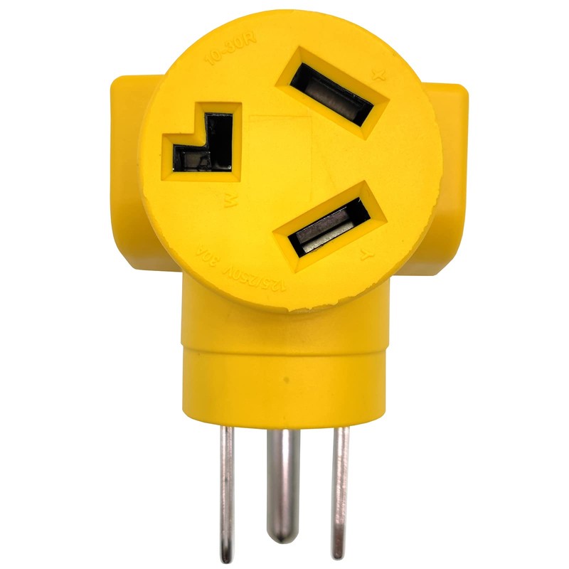 Parkworld 63210 NEMA 6-50P to 10-30R One Piece Compact Adapter